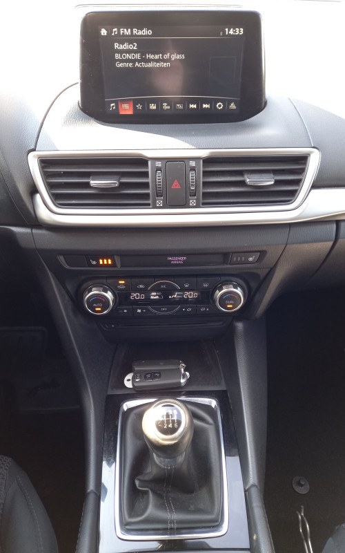 Mazda 3 blauw